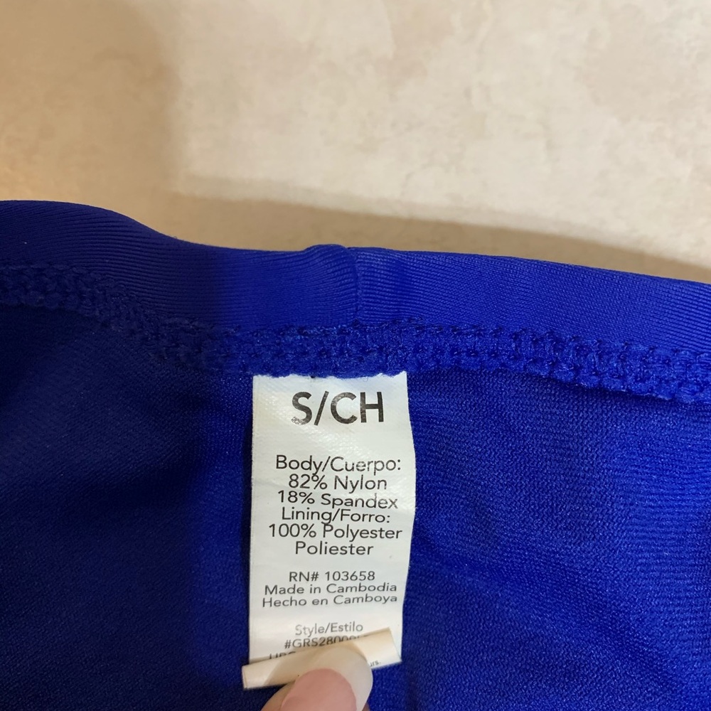 Blue boy short bikini bottom - Picture 3 of 7